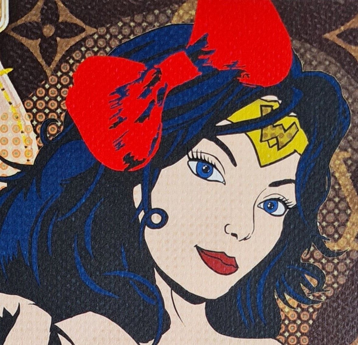 Death Nyc * Wonder Woman * 45 X 32 Cm * Signed * Limited * Certificate # XX/120 photo Art