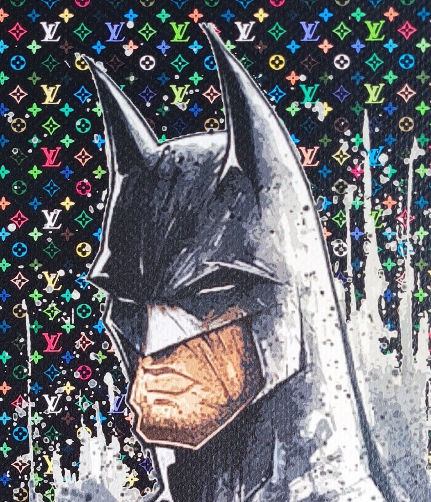 Death Nyc * Batman * 45 X 32 Cm * Signed * Limited * Certificate #120 photo Art