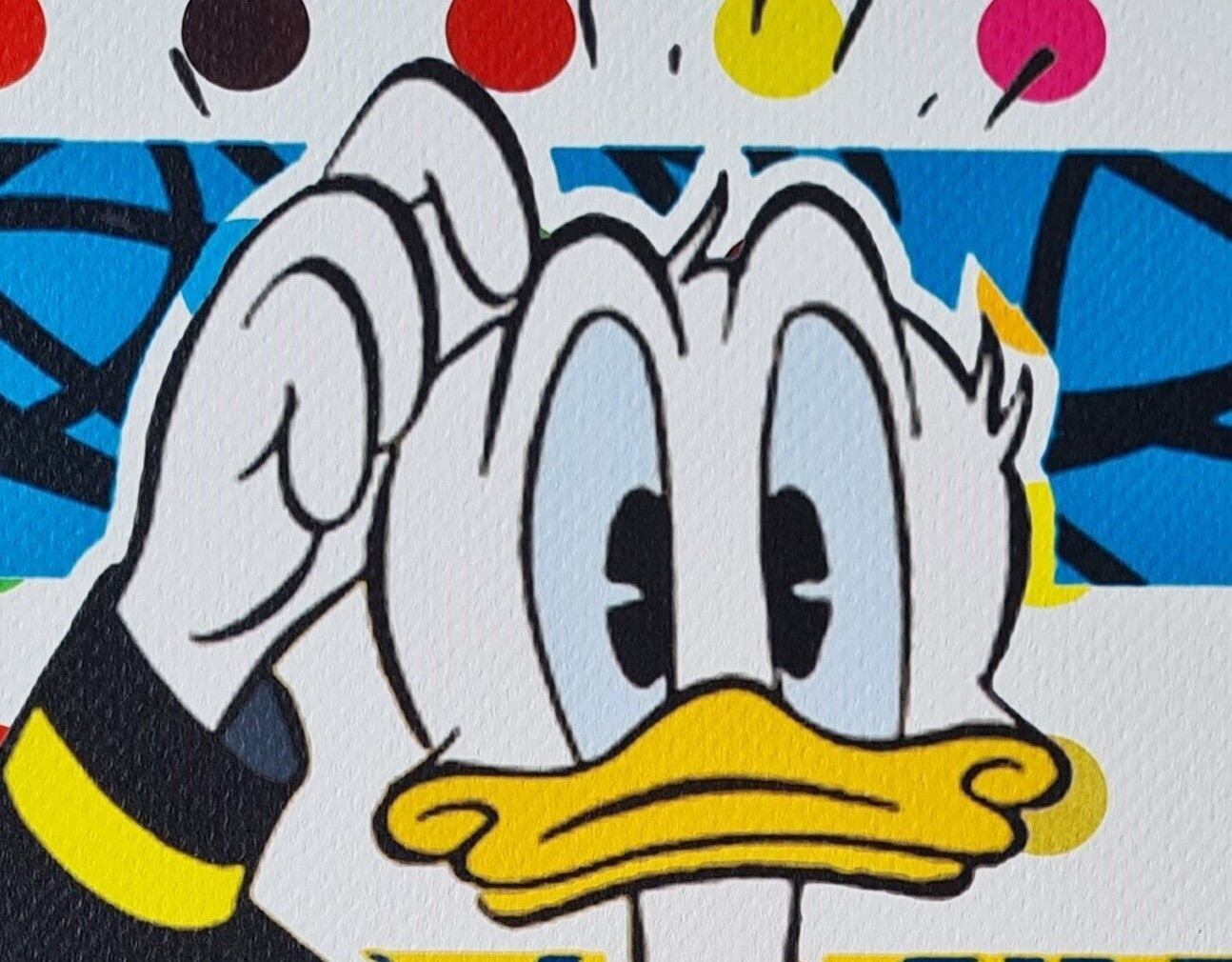 Death Nyc * Donald Duck * 45 X 32 Cm * Signed * Limited * Certificate # XX/120 photo 795.0