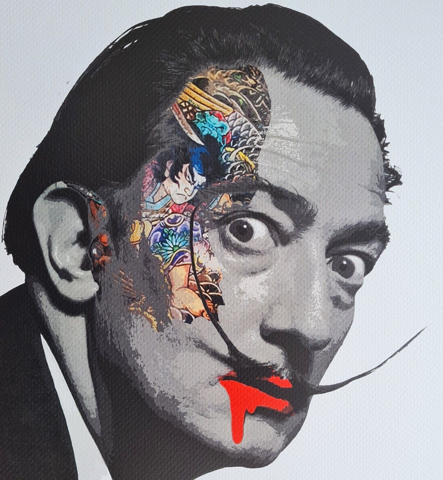 Death Nyc * Salvador Dali * 45 X 32 Cm * Signed * Limited * Certificate # XX/120 photo for sale