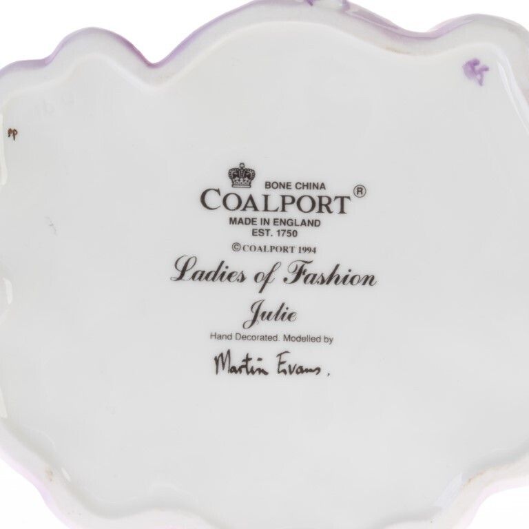 English Coalport Ladies Of Fashion Series Porcelain Sculpture Designed By Martin Evans photo furniture