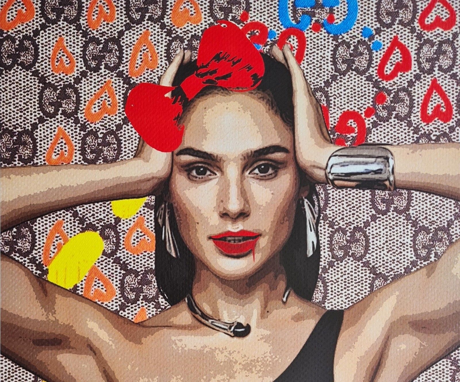 Death Nyc * Gal Gadot * 45 X 32 Cm * Signed * Limited * Certificate # XX/120 photo for sale