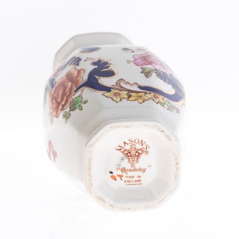 Mason’s Ironstone Ceramic Pottery Imari Mandalay Palette Vase photo 55.0