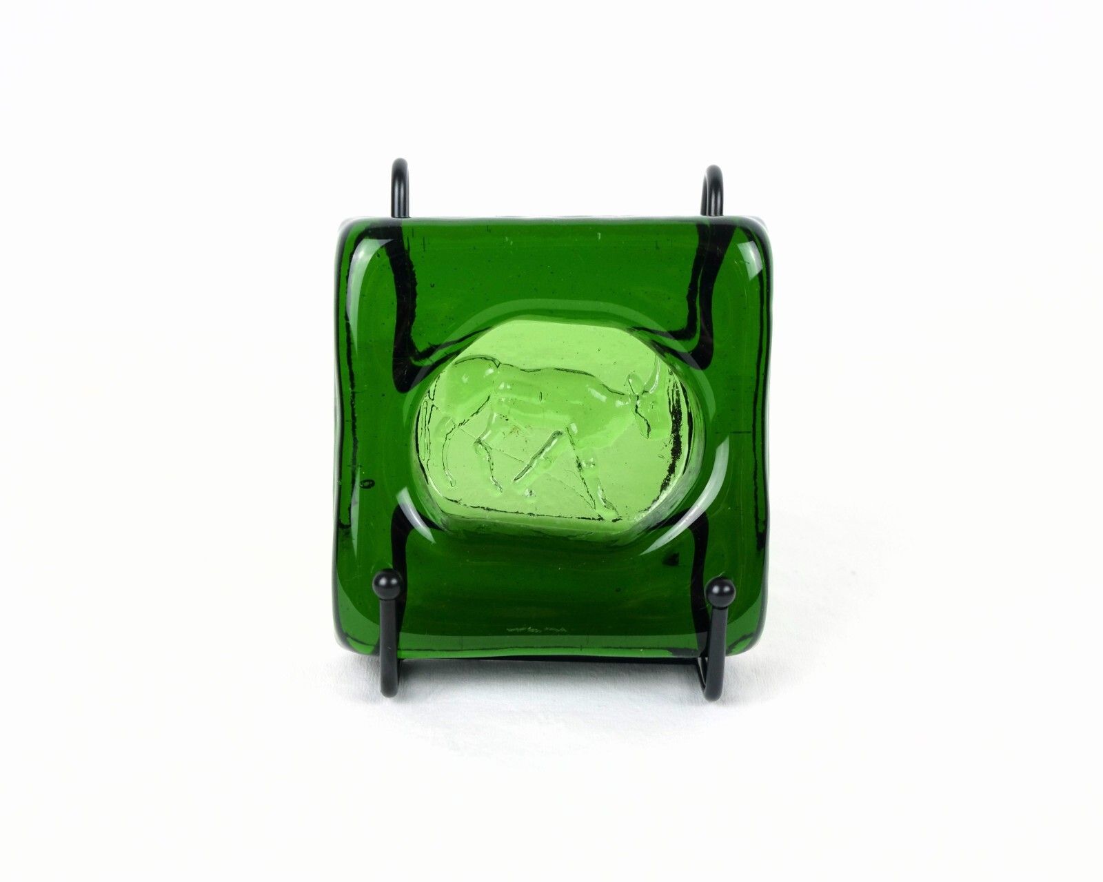 A Mid Century Swedish Glass Animal Dish By Erik Hoglund For Boda photo vinterior
