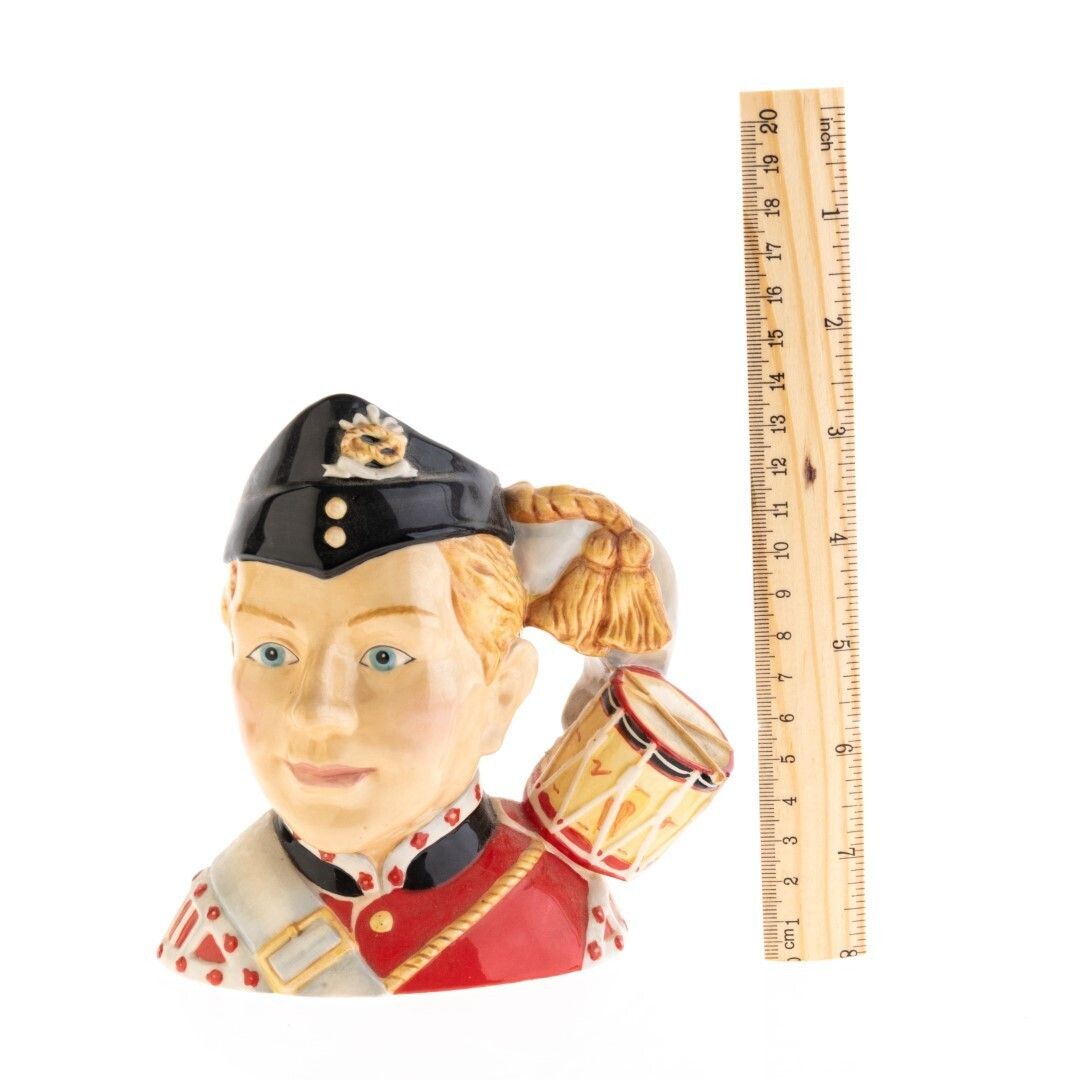 Royal Doulton “North Staffordshire Drummer Boy” English Porcelain Ceramic Pottery Character Toby Jug photo for sale