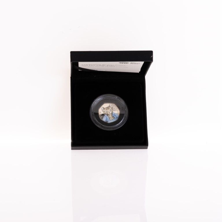 Uncirculated & Certified 2017 Royal Mint Tom Kitten Uk 50p Silver Coin From Beatrix Potter Series photo Home Decor