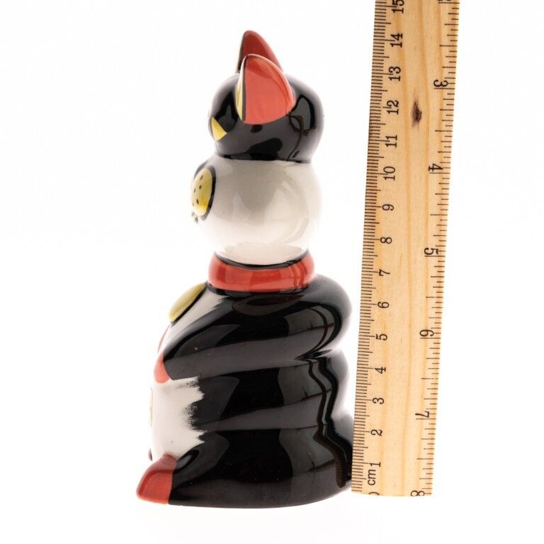 Lorna Bailey Signed Limited Edition Porcelain Art Deco Style Pottery “Whiskey Cat” Figure photo for sale