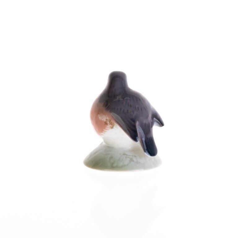 Royal Copenhagen Danish Porcelain Bird Fat Robin Figure Designed By Platen Hallermundt Model 2238 photo for sale
