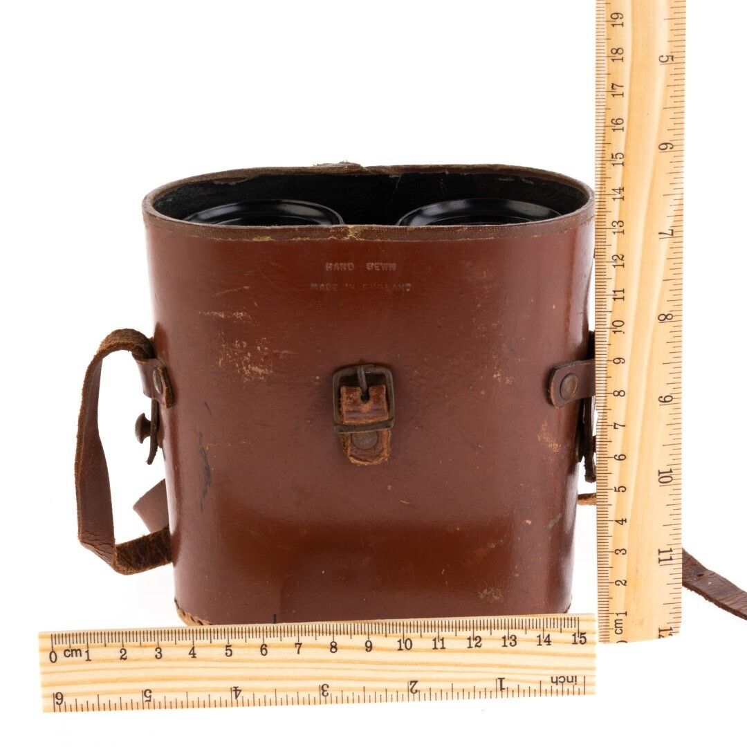 Antique British Ww1 War Office Model Lumiere Paris Binoculars In Original Case photo for sale