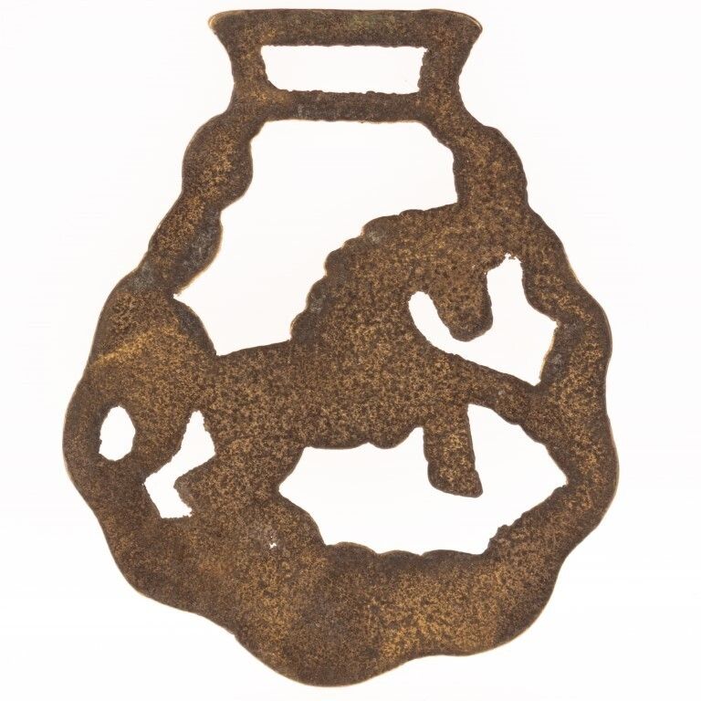 Antique Brass Lucky Horseshoe photo furniture