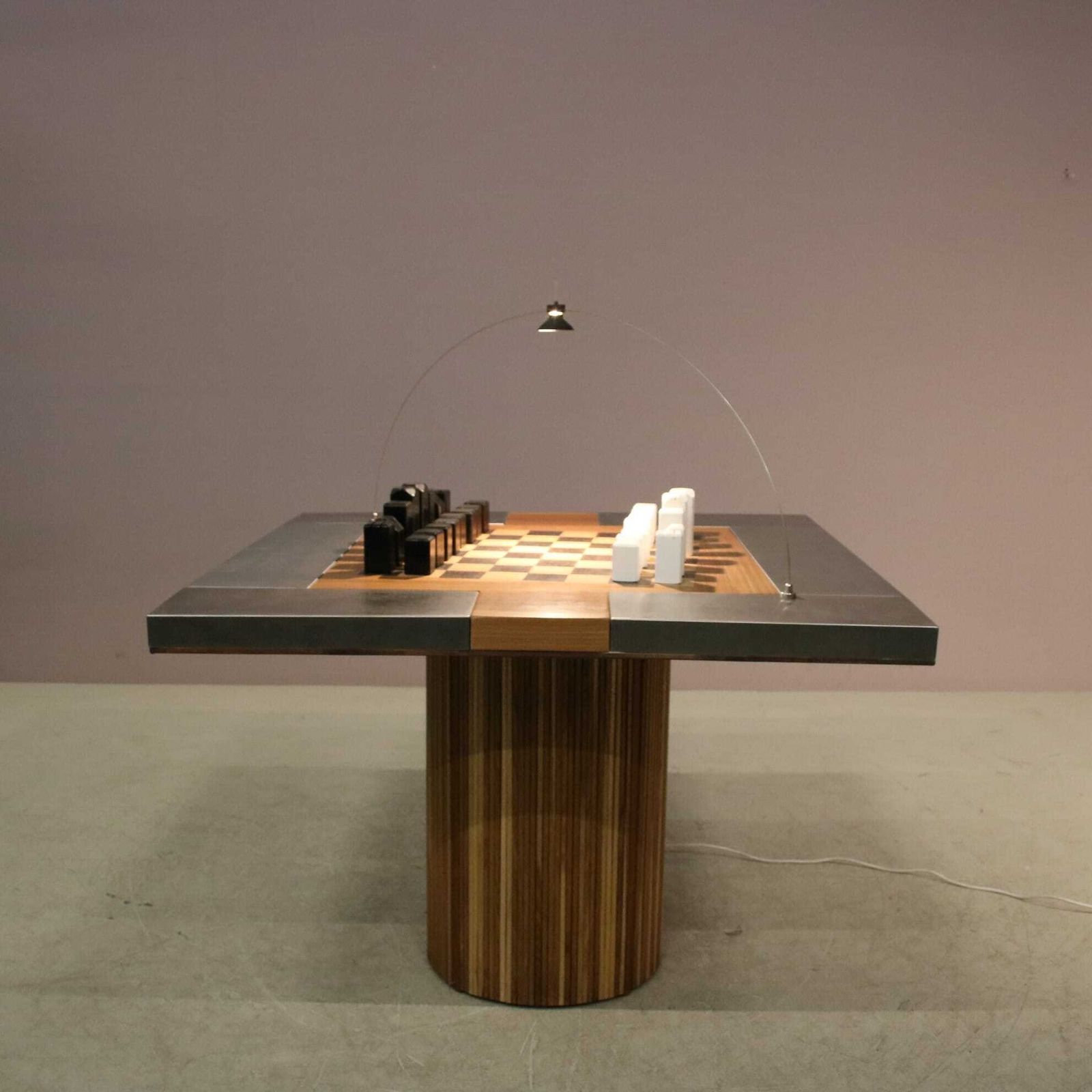 Furniture Unique “Pacifico” Chess Table By Franco Bozzi And Duccio Trassinelli – Studio A.R.D.I.T.I., Italy 1973 photo
