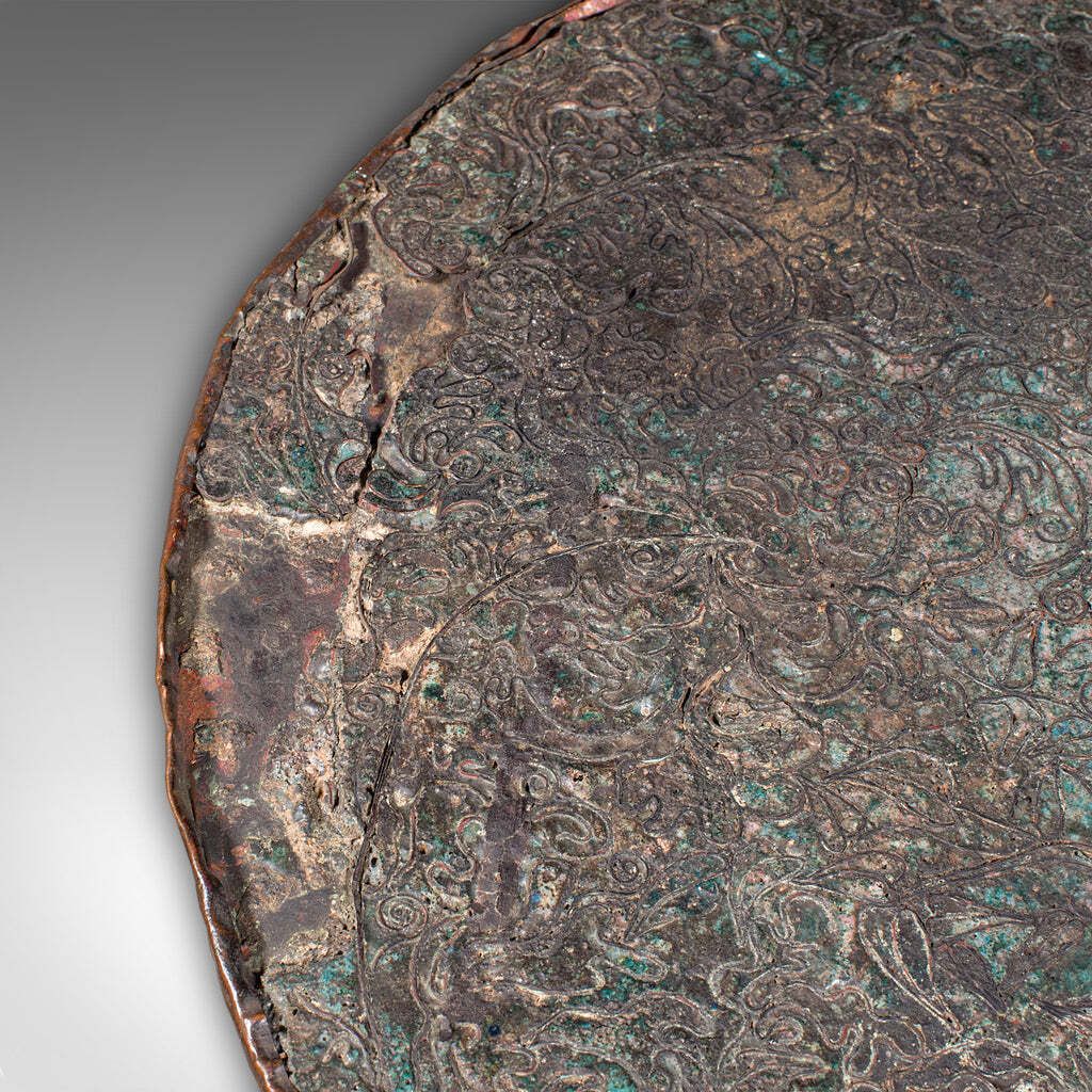 photo furniture Antique Display Plate, Oriental, Cloisonne Plaque, Qing Dynasty, Georgian, 1750