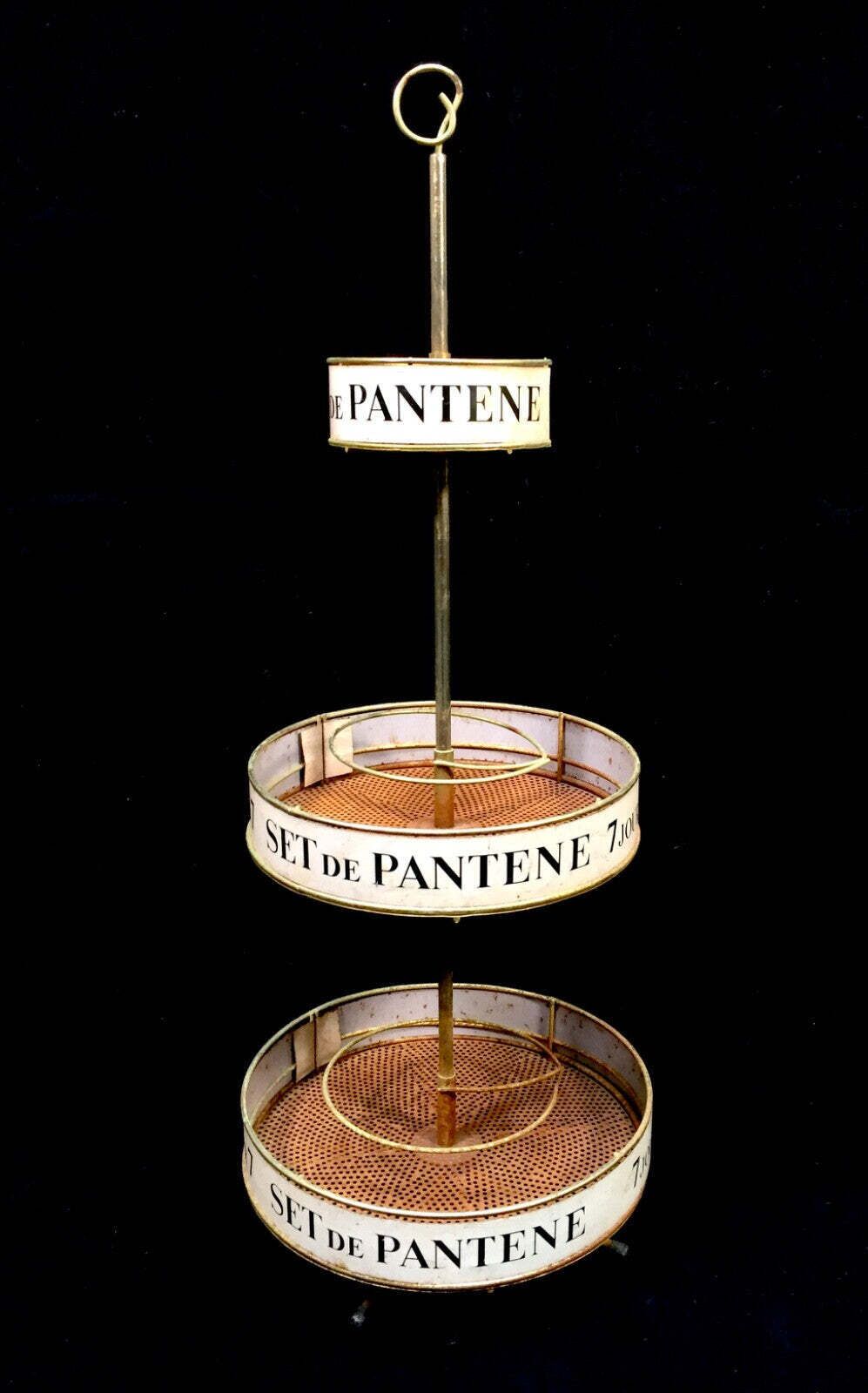Antique Advertising French Shop Display Rack For Pantene Cosmetics Stand Shelf photo furniture