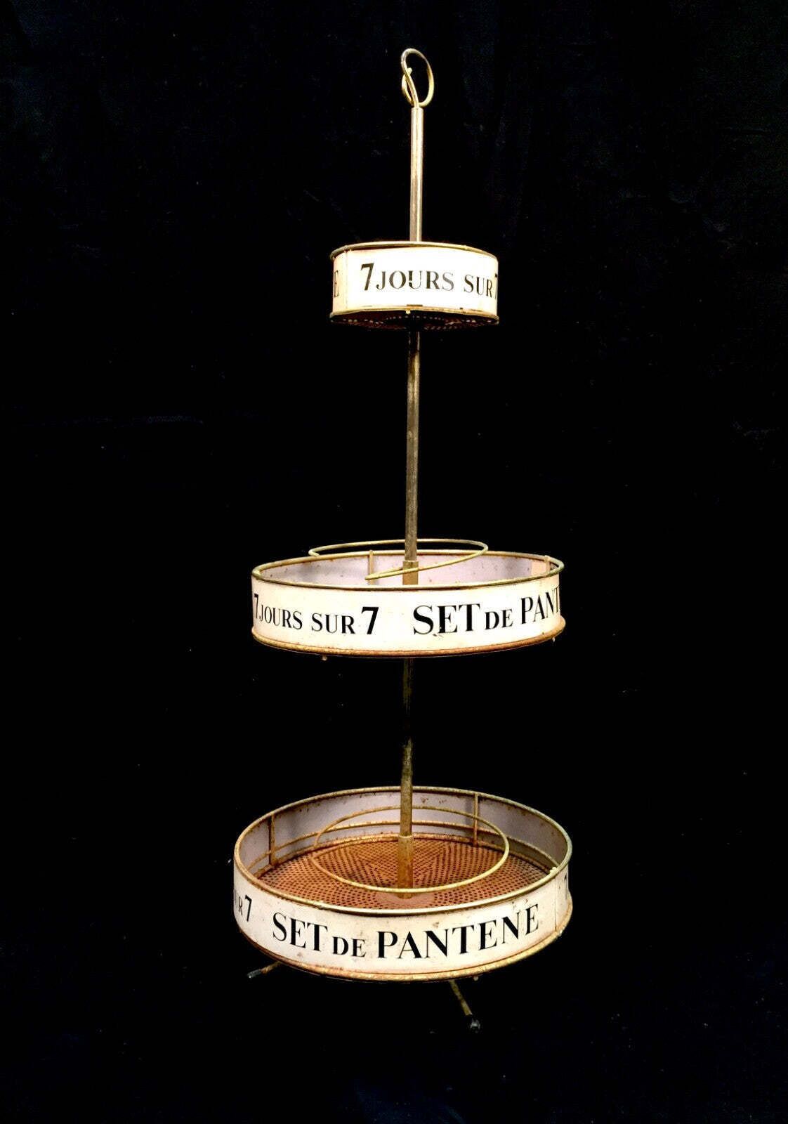 photo furniture Antique Advertising French Shop Display Rack For Pantene Cosmetics Stand Shelf