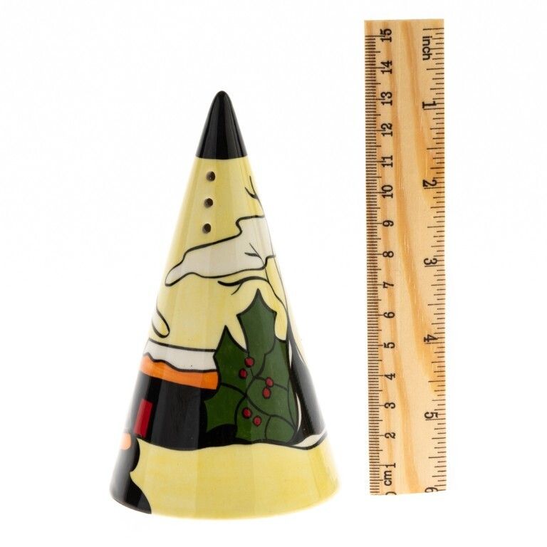 Lorna Bailey Signed Limited Edition “Winter’s Day – 33rd Collector’s Club Piece” Porcelain Pottery Art Deco Style Sugar Sifter photo for sale
