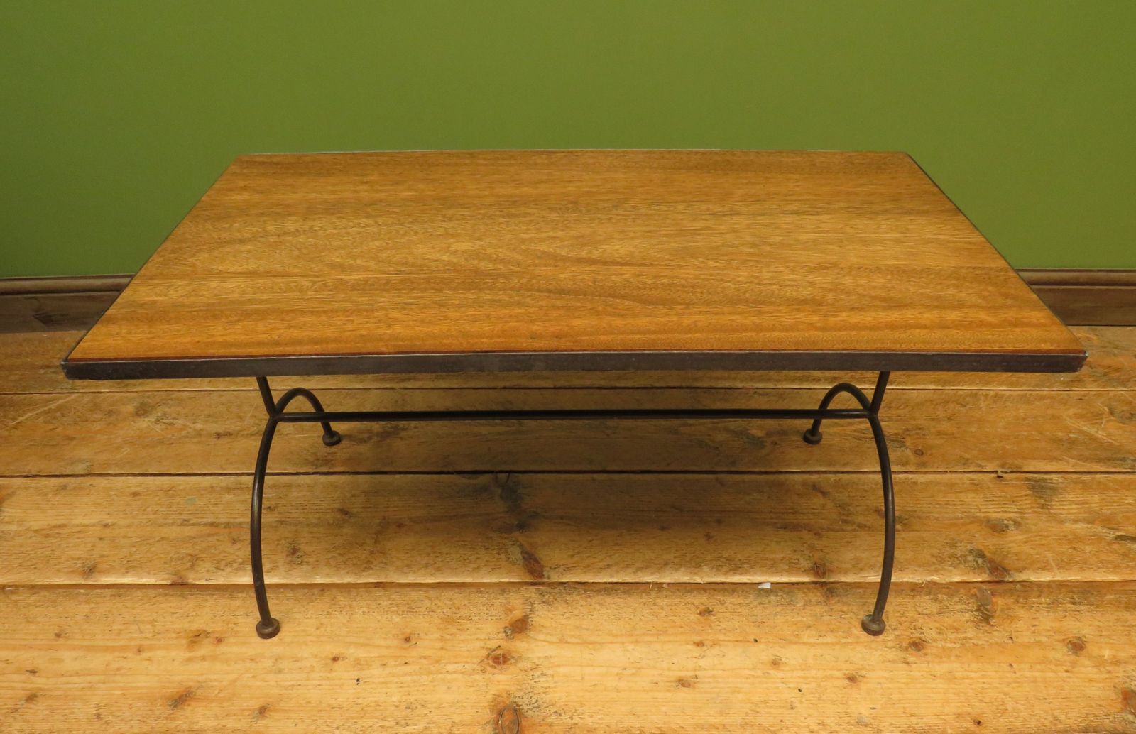 Mid Century Modern Iron Based Coffee Table photo buy