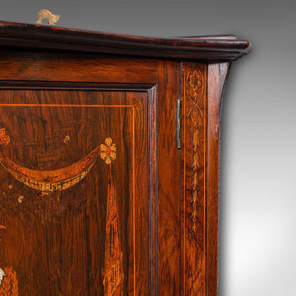 Small Antique Corner Cabinet, English, Georgian Revival, Cupboard, Edwardian photo buy