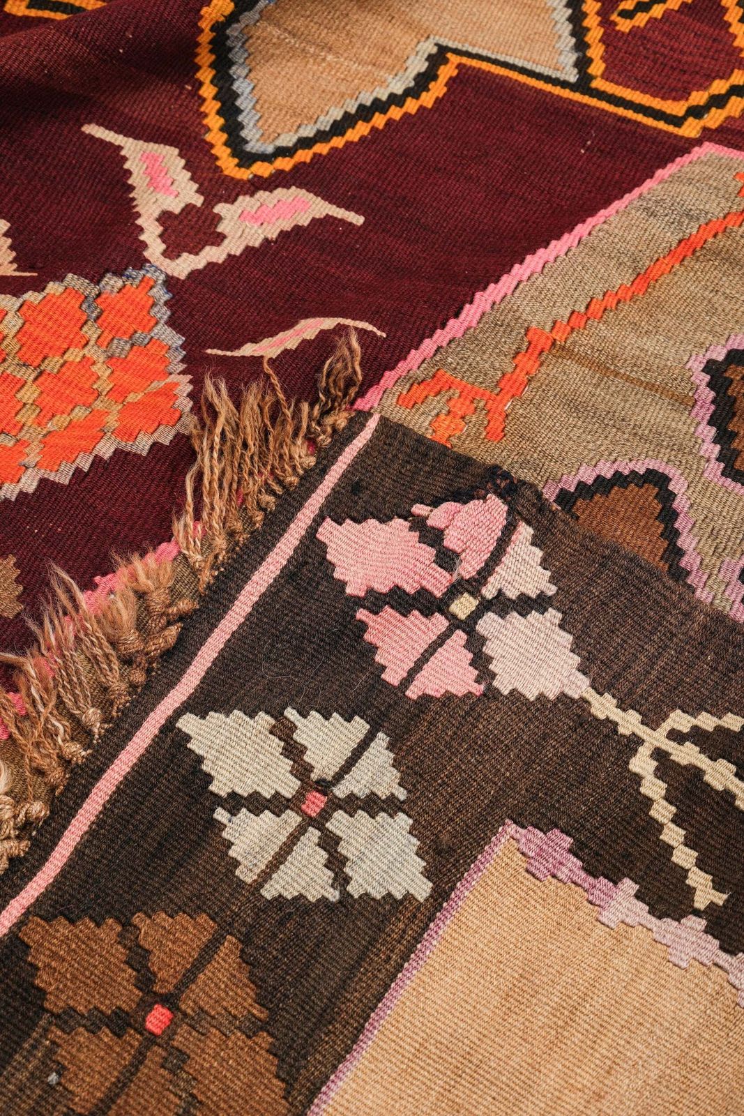 photo furniture Giant Sarkisla Kilim Carpet, Türkiye, 60s
