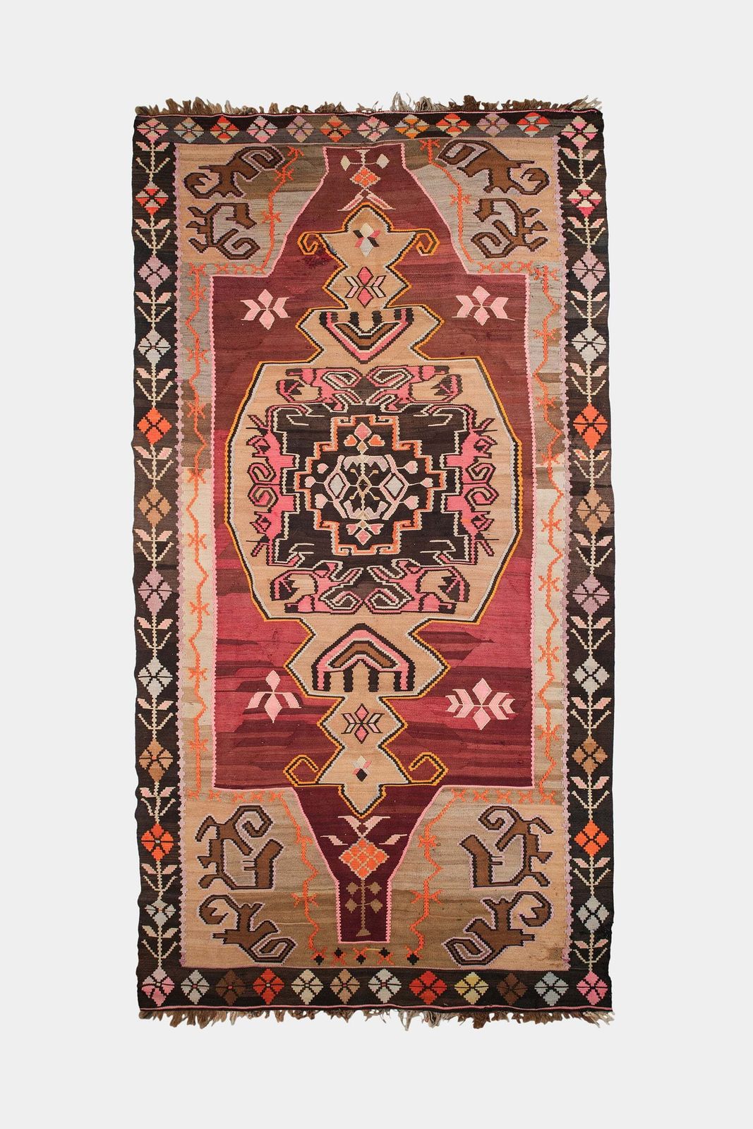photo for sale Giant Sarkisla Kilim Carpet, Türkiye, 60s