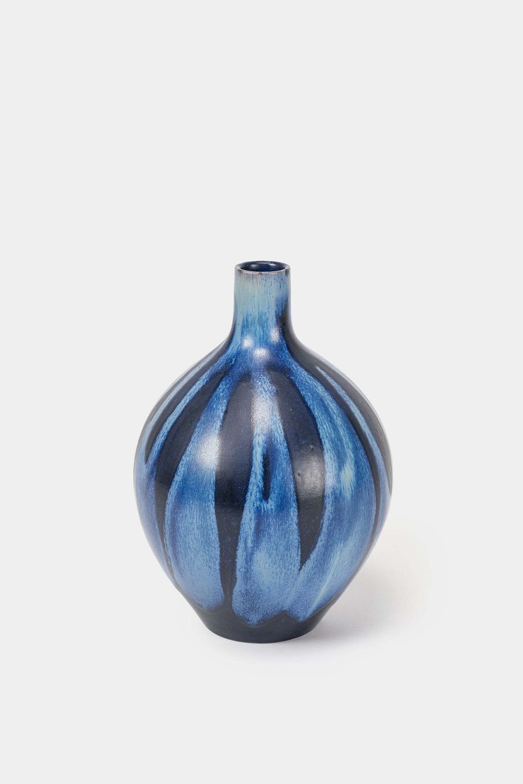 F. Glatzle, Karlsruhe Majolica Ceramic Vase, Germany, 1960s