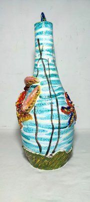 Ceramic Vase From Iama Albisola. Italy, 1970s photo vinterior