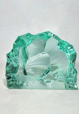 Crystal Sculpture By Vicke Lindstrand For Kosta. Sweden, 1960s