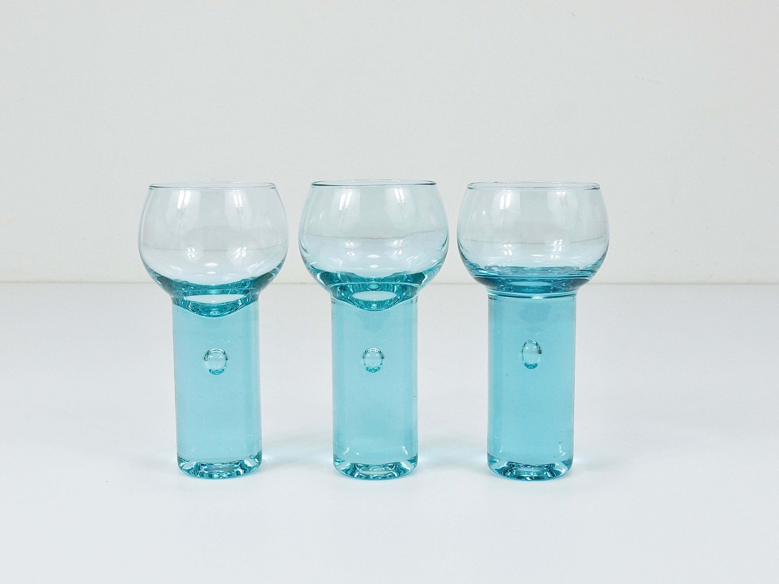 6 Sergio Asti Chameleon Aperitif Drinking Glasses, Arnolfo Di Cambio, Italy 1970 photo 384.0