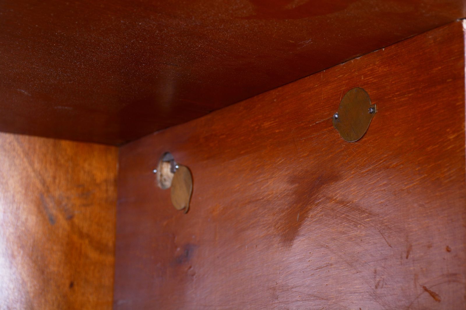 Restored Bauhaus Wardrobe, By Vichr A Spol., Original Paint, Czech, 1930s photo vintage