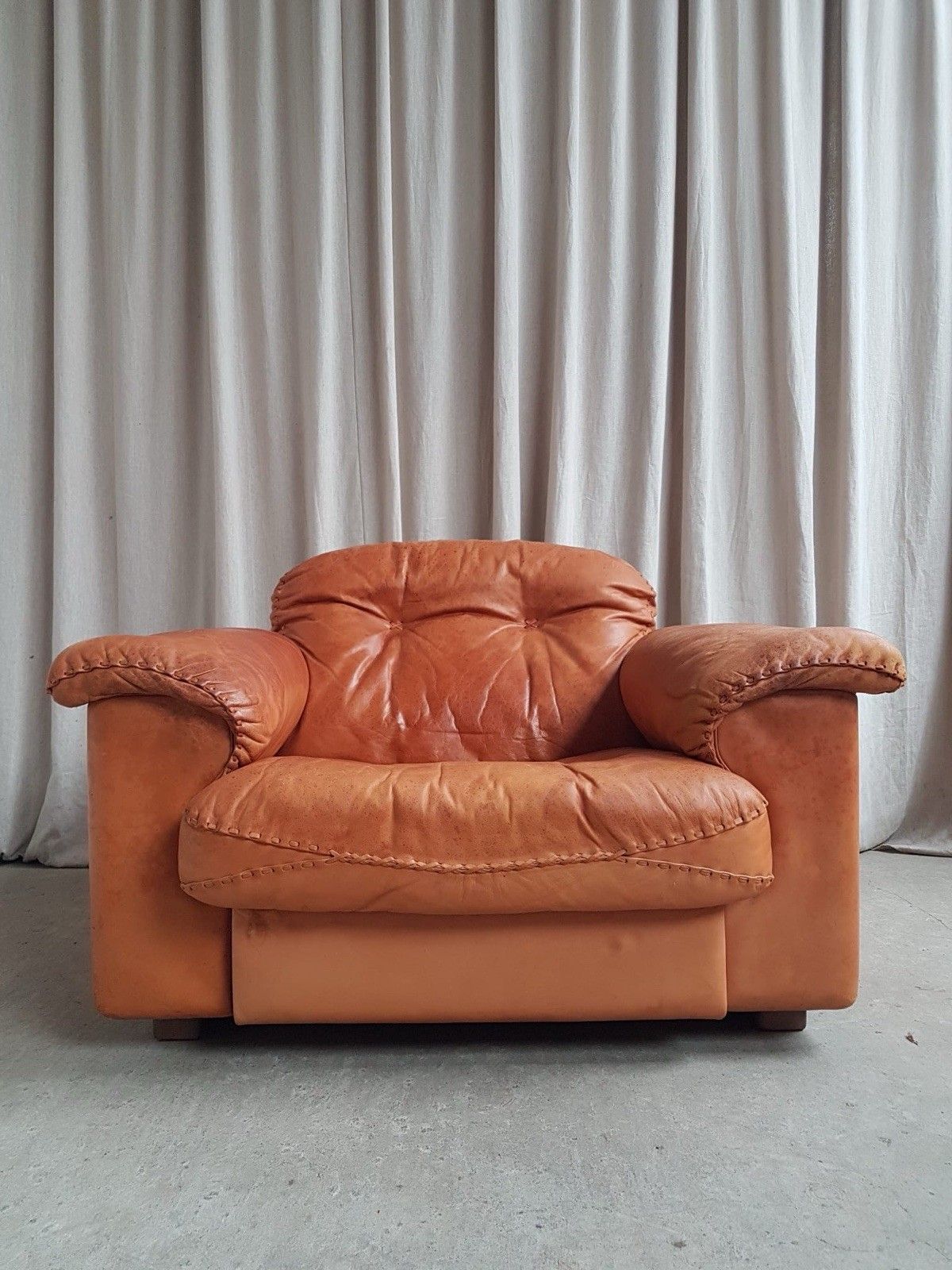 Vtg Rare Mid Century De Sede Ds101 James Bond Reclining Chair Scandi Retro R878 photo furniture