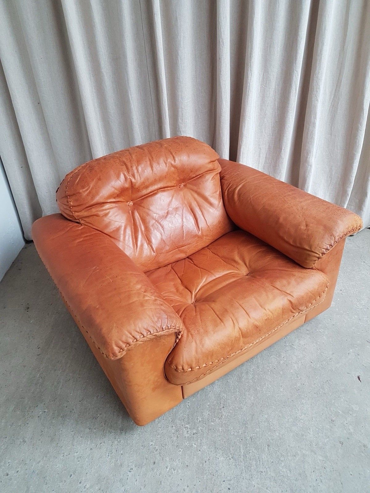 Vtg Rare Mid Century De Sede Ds101 James Bond Reclining Chair Scandi Retro R878 photo 1380.0