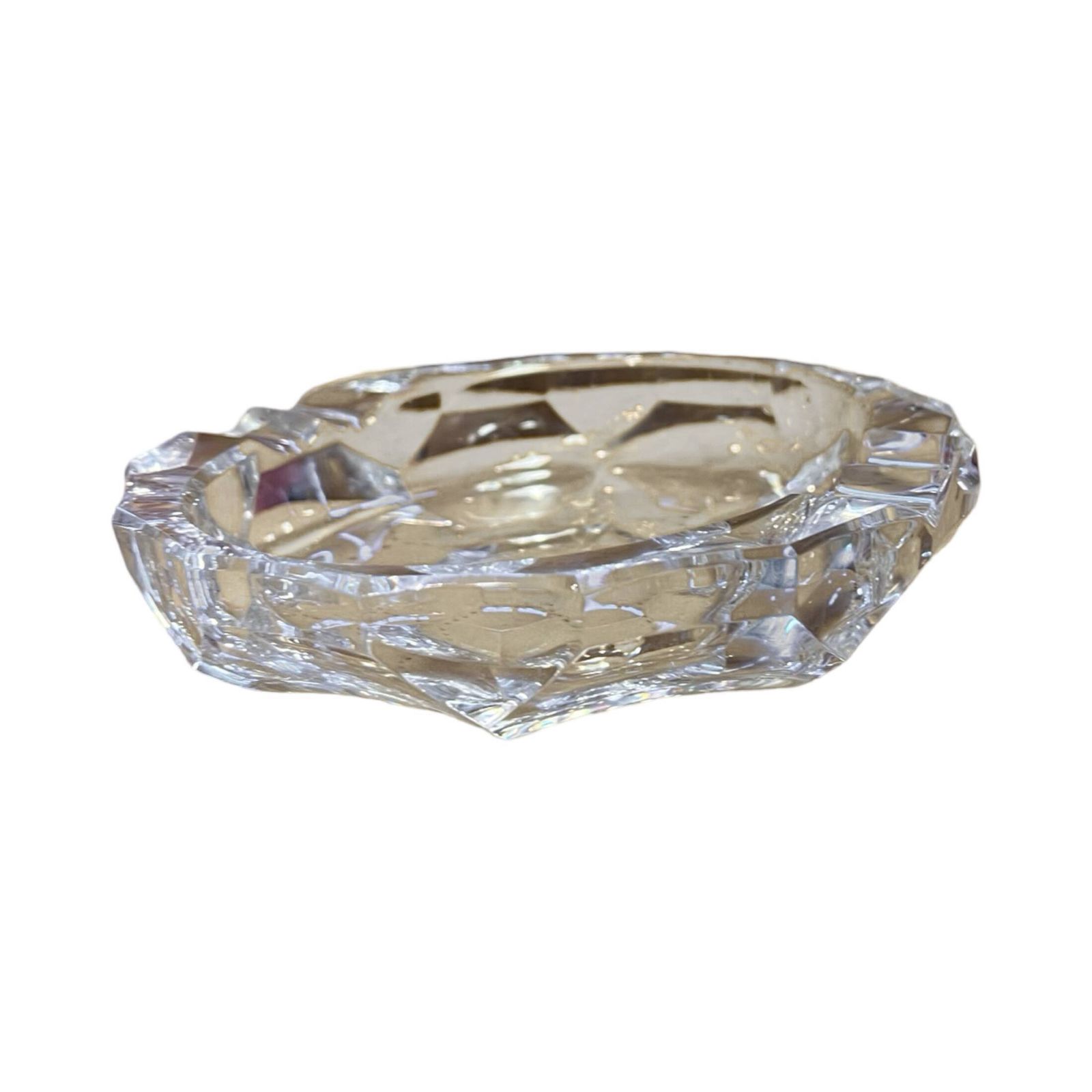 Jablonecke Sklarny Crystal Ashtray In Desna, Czechoslovakia, 1970s photo vinterior