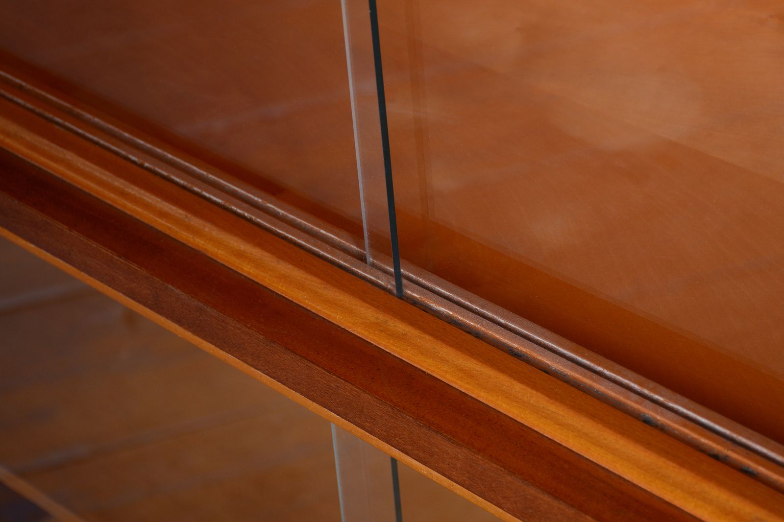 photo buy Original Mid Century Display Cabinet, By Nový Domov, Mahogany, Czech, 1950s