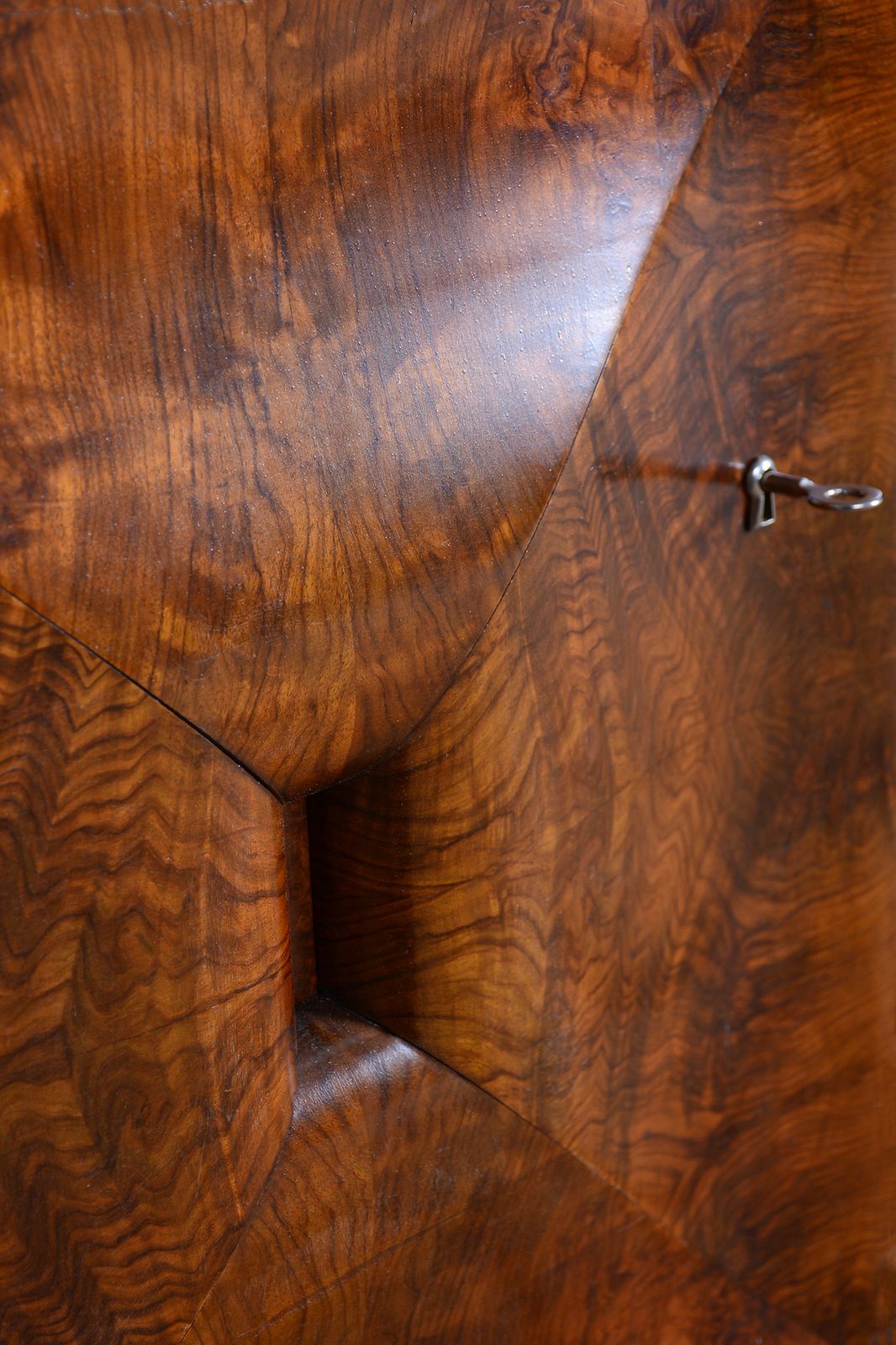 Restored Art Deco Writing Desk, Mahogany, Walnut, Revived Polish, Czech, 1920s photo 3350.0