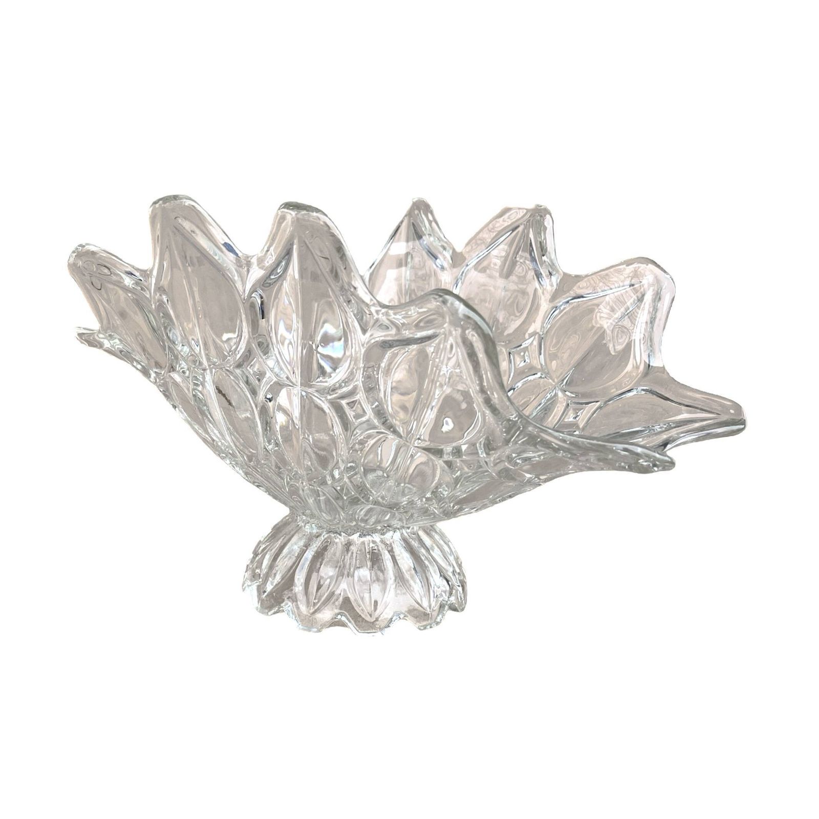 Home Decor Bohemia Glass Planter/Tray, Czechoslovakia, 1970s photo