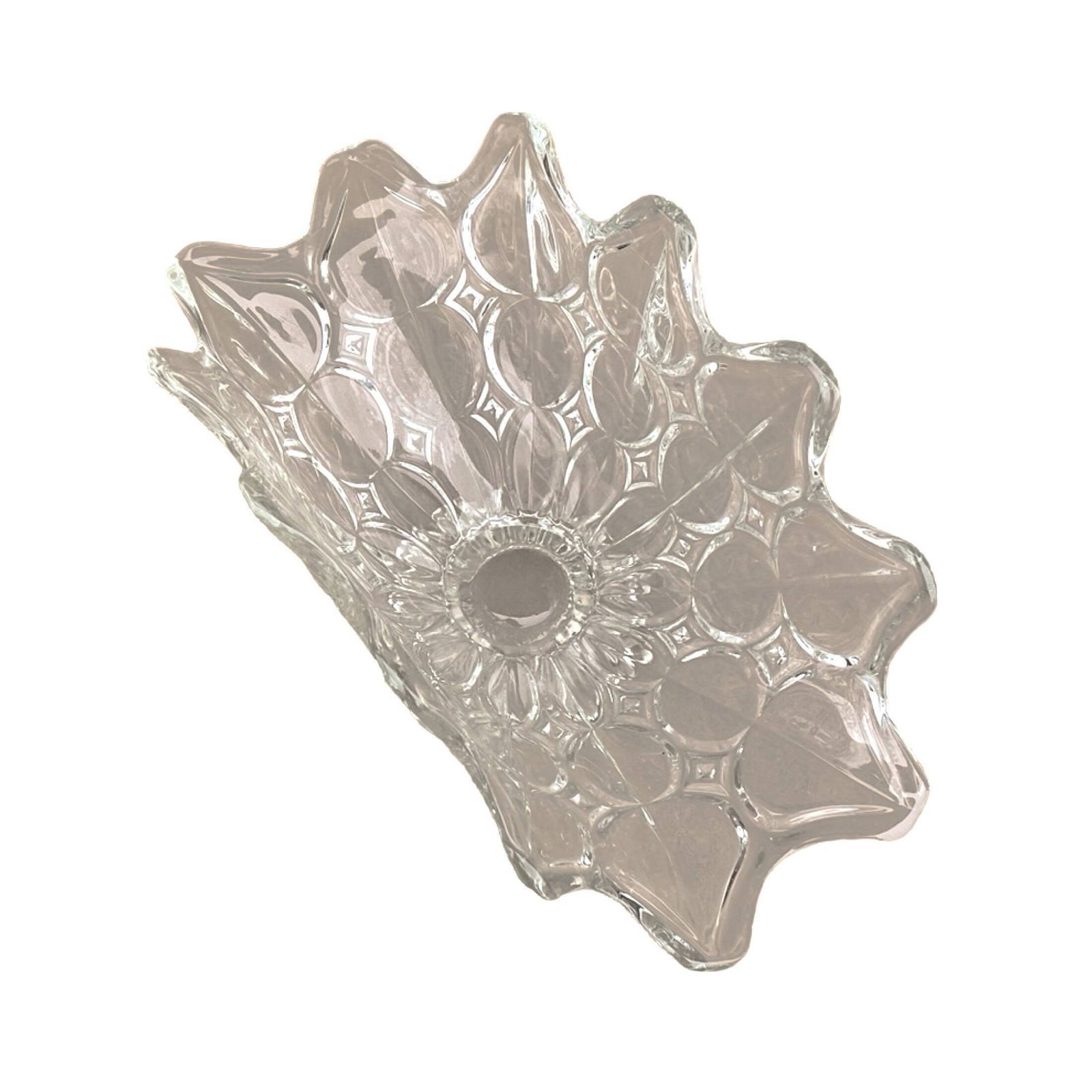 photo buy Bohemia Glass Planter/Tray, Czechoslovakia, 1970s