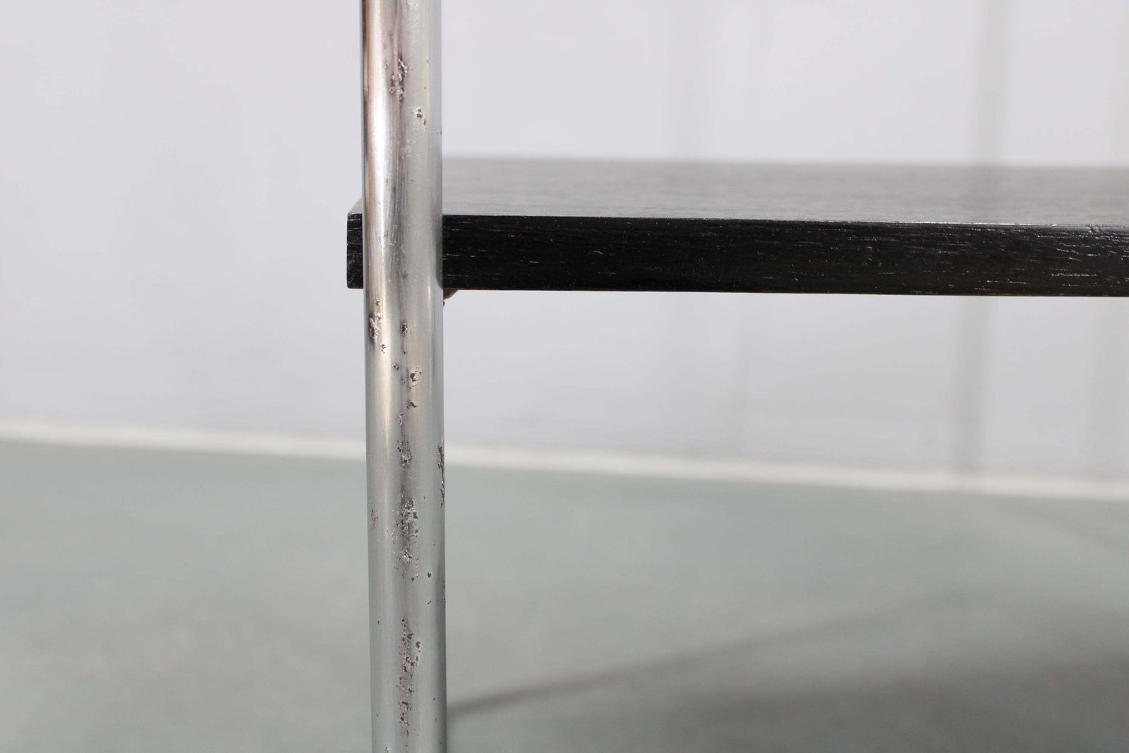 photo furniture 1930s Marcel Breuer Bauhaus Tubular Console Table, Model B12, Czechoslovakia