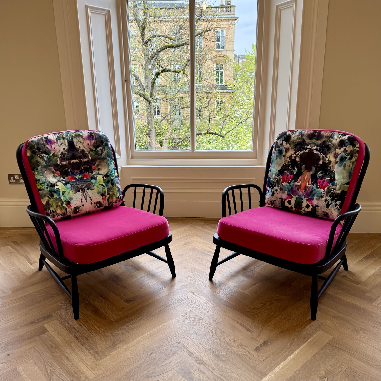 Pair Of Ercol Jubilee Chairs 1970's