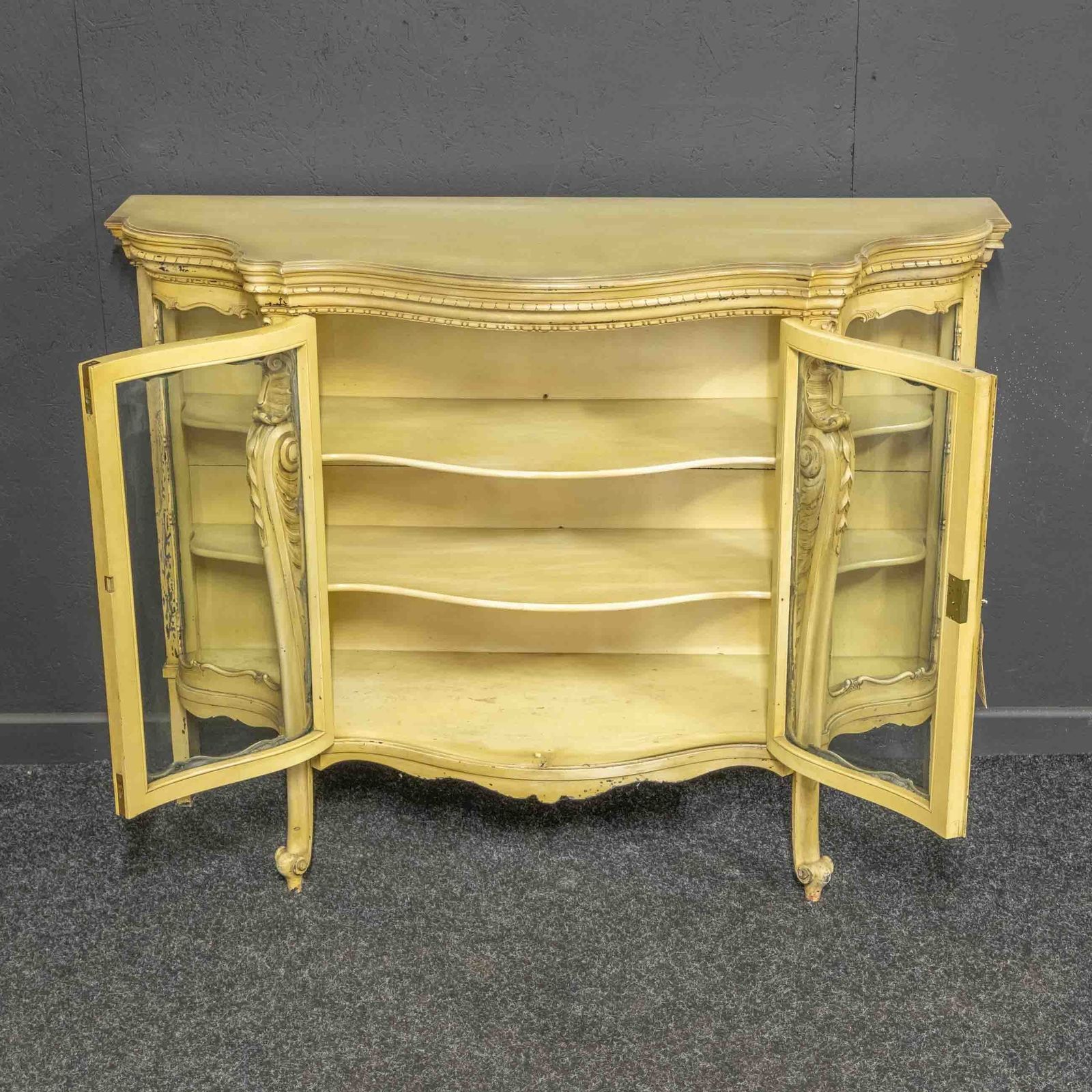 Antique Painted Credenza photo for sale