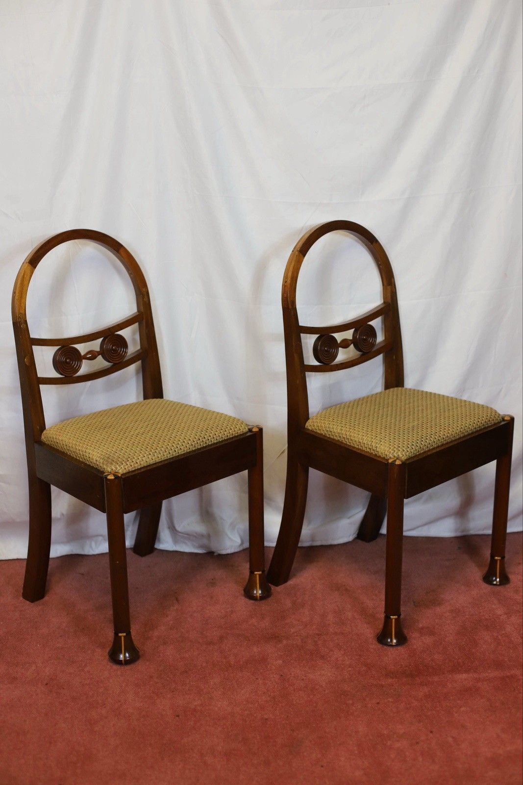 Beautiful Set Of Eight Hooped Back Dining Chairs By Jeremy Green photo vintage