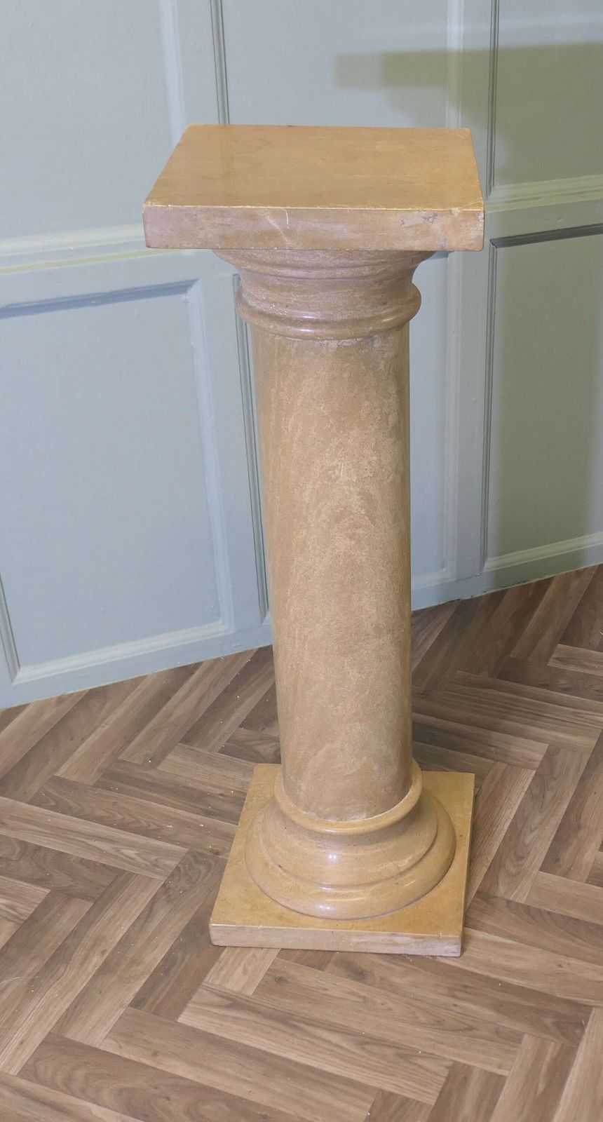 Large Honey Coloured Marble Column photo furniture