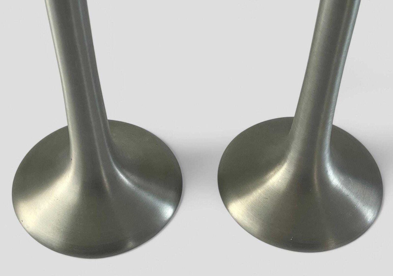 Pair Of Vintage 1990's Ikea Kagla Metal Candlesticks By Carl Ojerstam photo vinterior