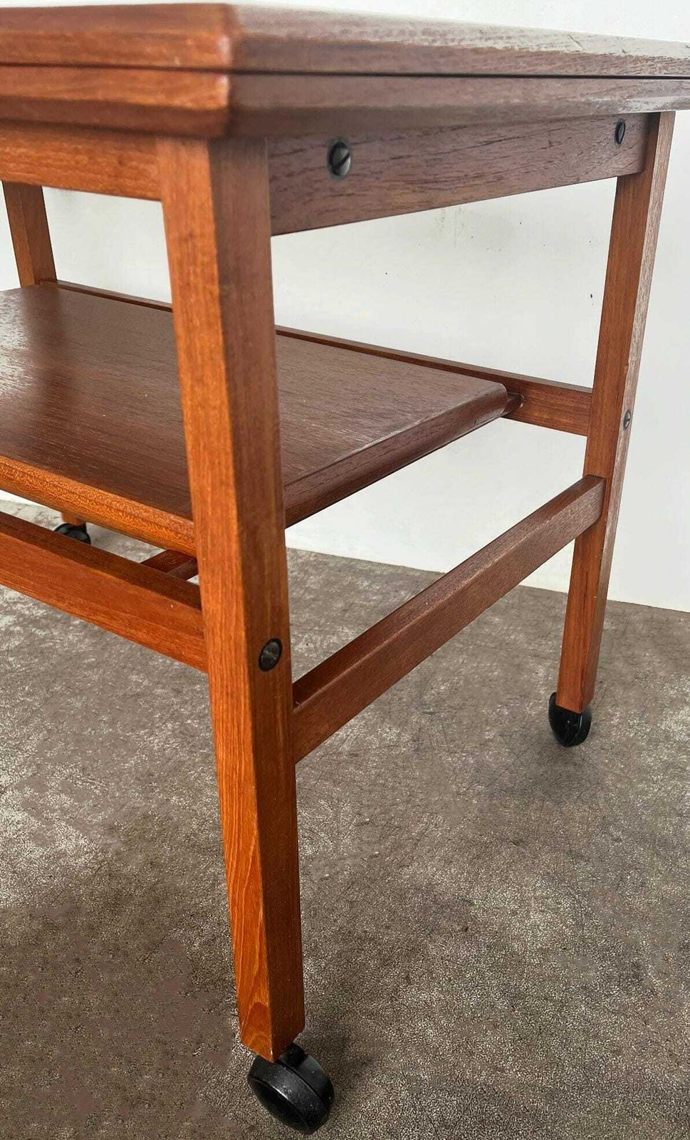 photo furniture Rare Mid Century Danish Teak Bar Trolley By Andreas Hansen For Arrebo Mobler