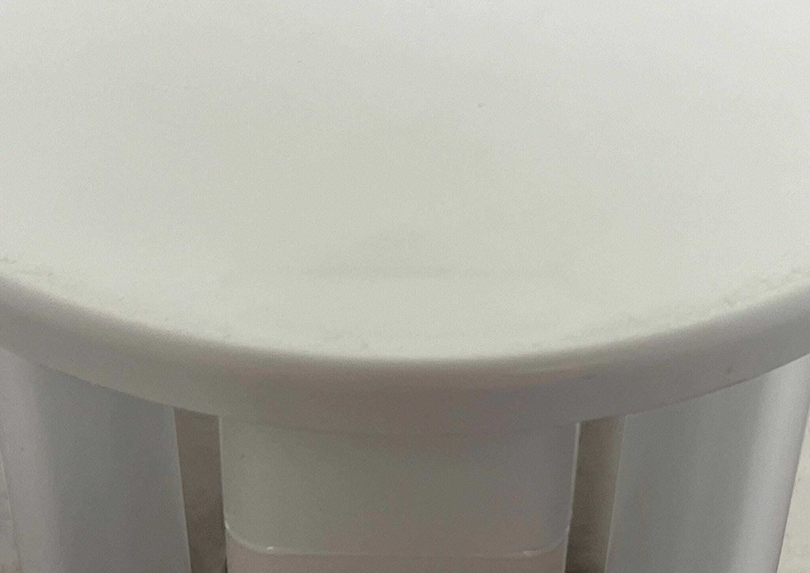 Original Vintage Retro Mid Century White Plastic Stool By Olaf Von Bohr For Tatay photo buy