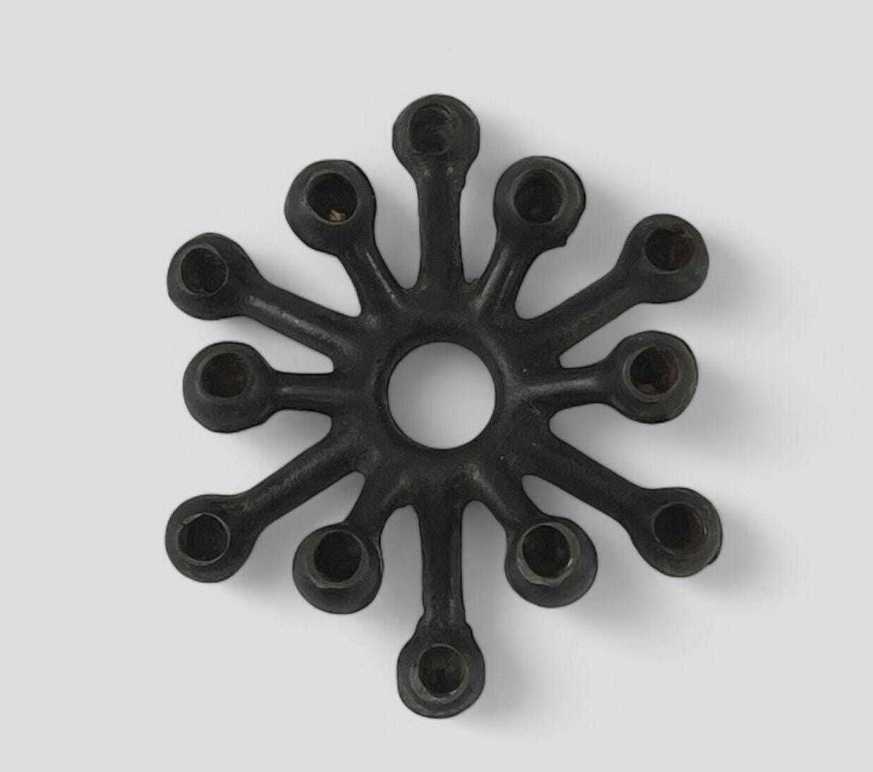 photo furniture Mid Century Danish Black Cast Iron 'Spider' Candleholder By Jens Quistgaard For Dansk Design