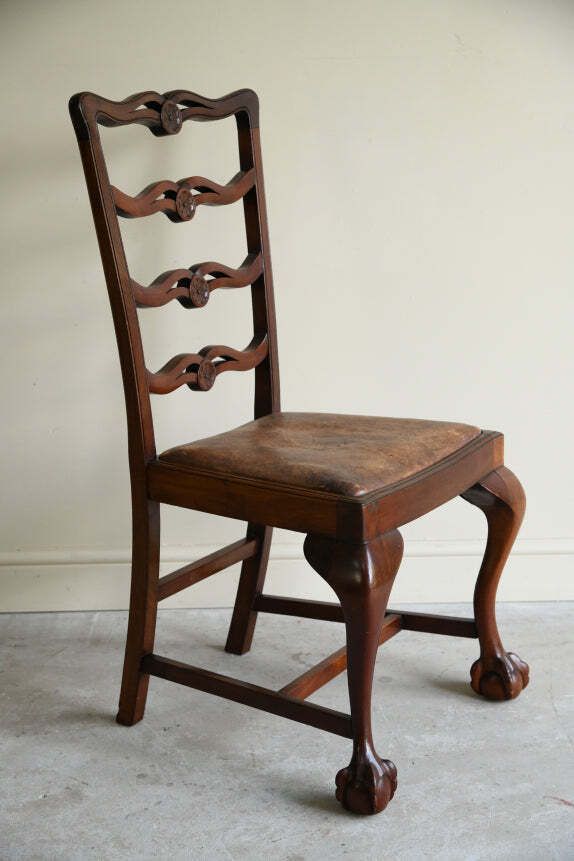 Set 6 Georgian Style Mahogany Dining Chairs photo buy