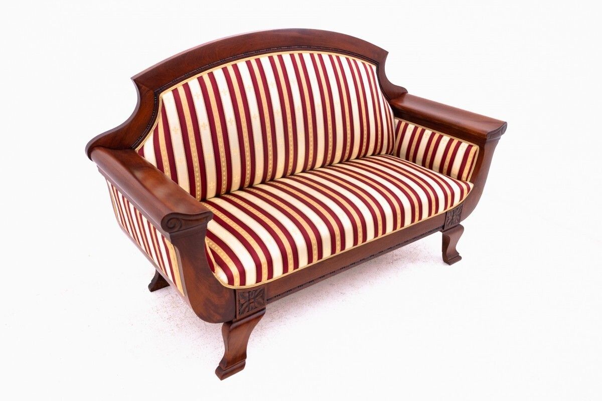 Antique Sofa From The Late 19th Century, Northern Europe. After Renovation. photo for sale