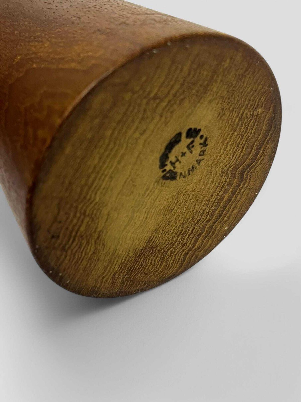 Mid Century Danish Teak Candlestick / Candle Holder By H&F Denmark photo vinterior