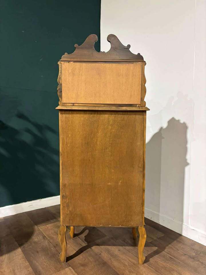 Edwardian Satinwood Music Cabinet photo for sale