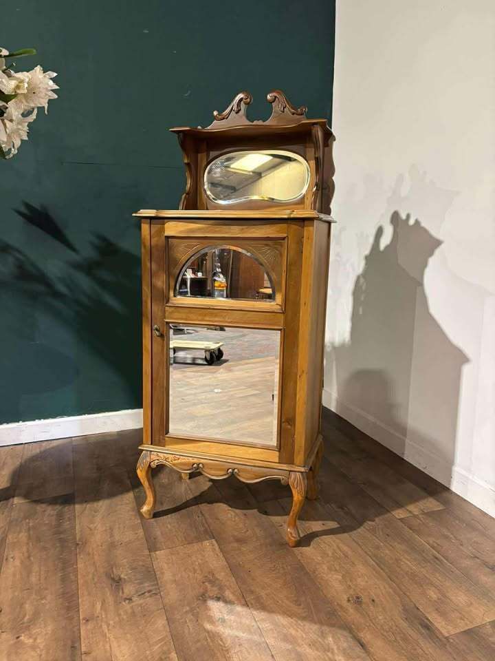 photo furniture Edwardian Satinwood Music Cabinet