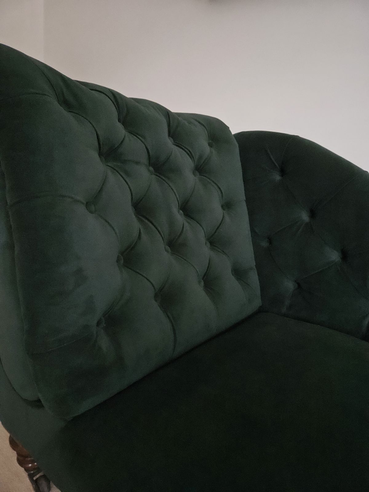 Green Velvet Chaise